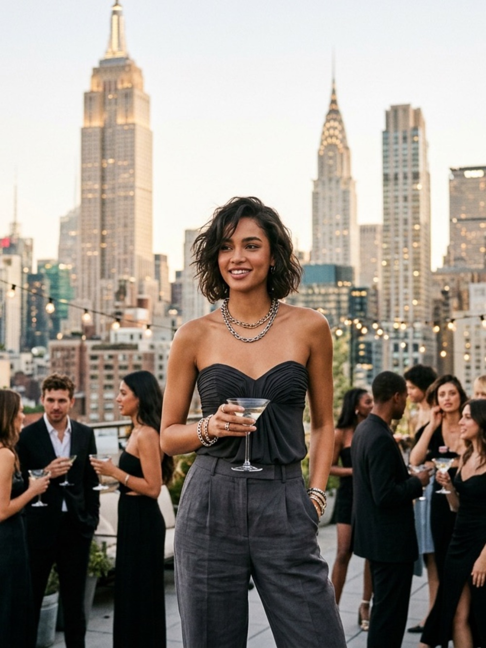 BCBGMaxAzria Strapless Top